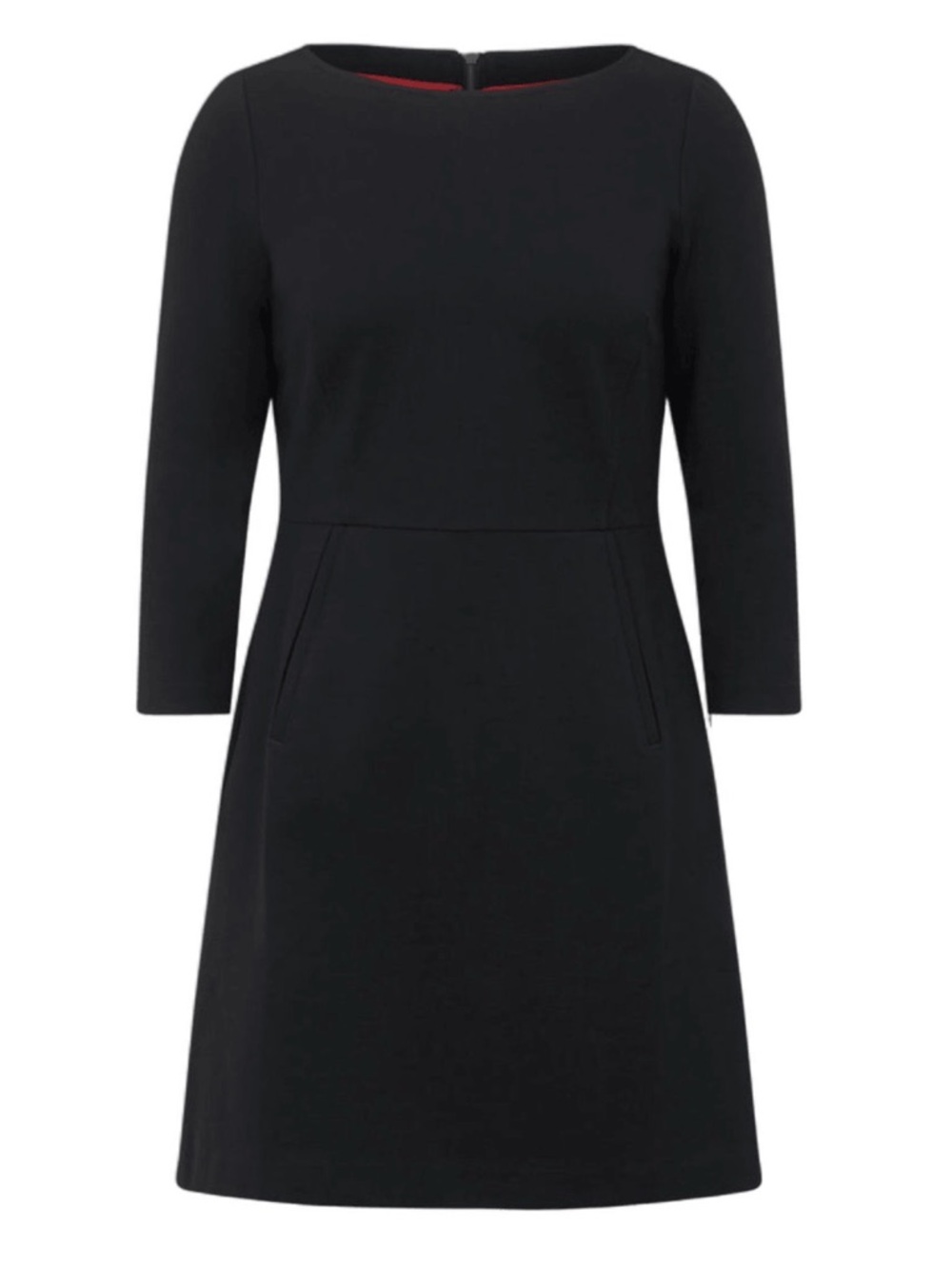 SPANX The Perfect A-line 3/4 Sleeve Dress in Navy